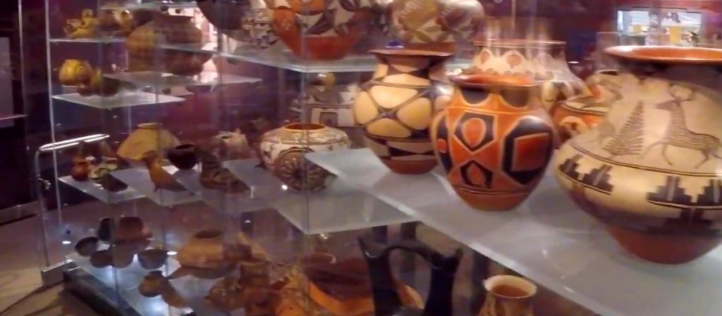 Arizona State Museum pottery exhibit