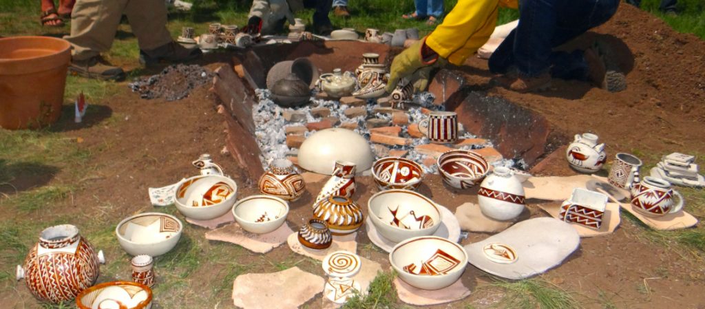 anasazi pottery firing