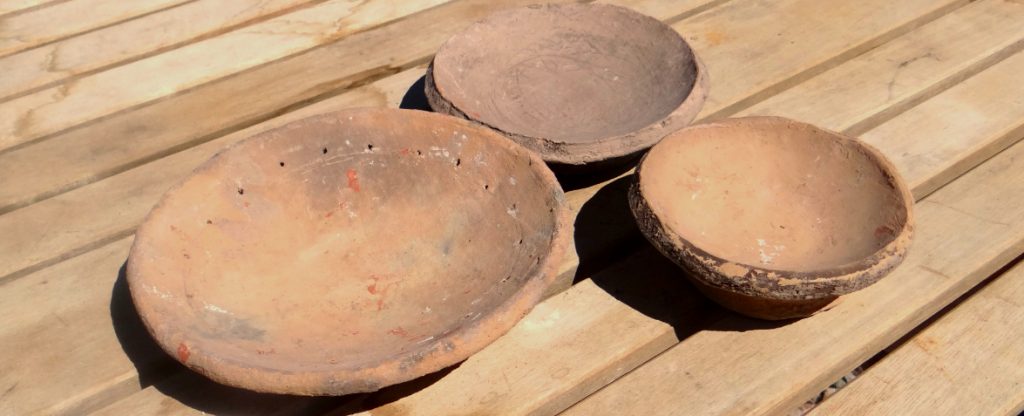 A section of pukis for pottery making