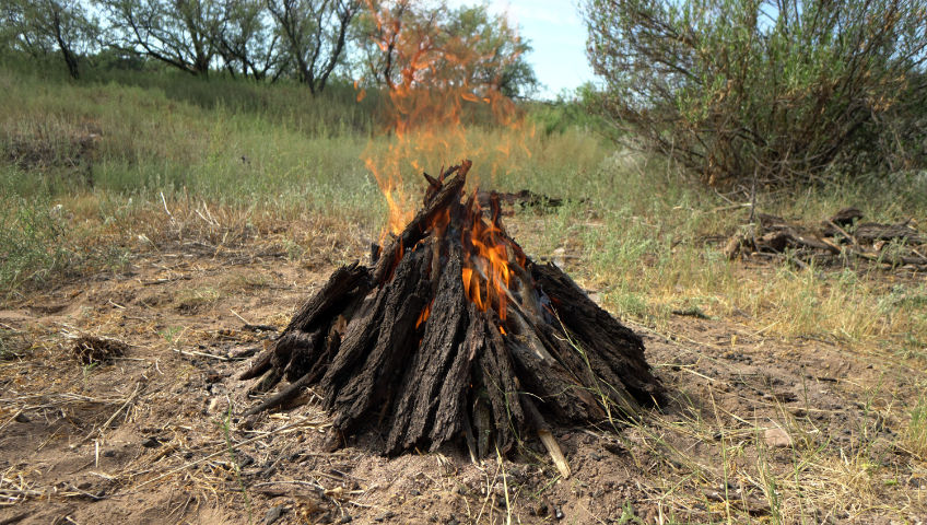 The simplest kind of "open" pottery kiln