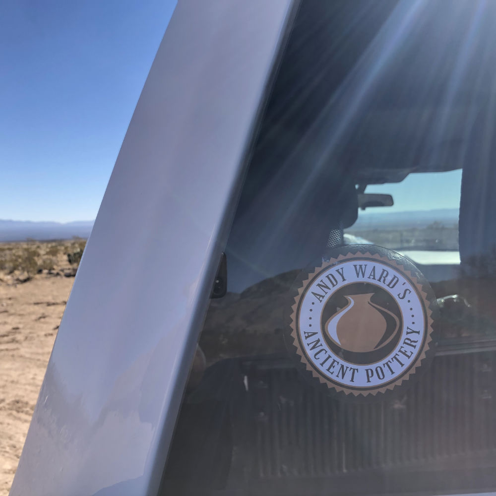 Ancient Pottery Logo Sticker - Image 2