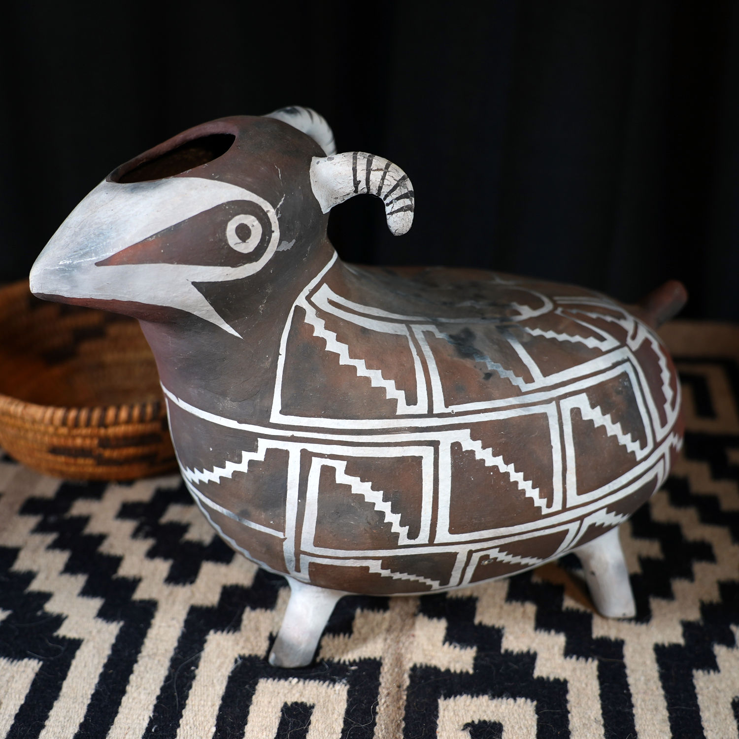 mimbres sheep effigy replica