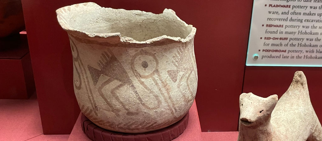hohokam bird pot